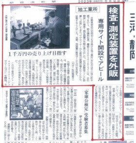 中部経済新聞掲載20230609